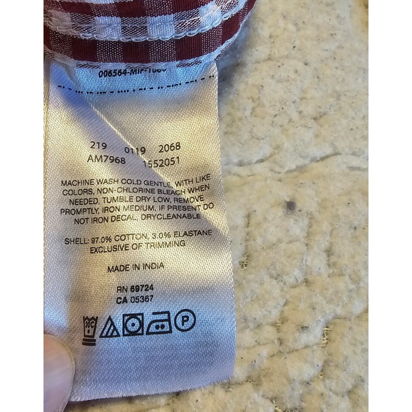 Columbia Sportswear Men’s Omni-Shade Long Sleeve Plaid Shirt Size XXL Red White - Picture 10 of 10